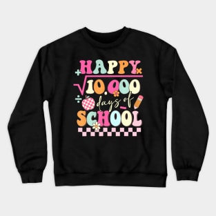 Math Formula 100 Days of School Teacher 100th Day of School Crewneck Sweatshirt